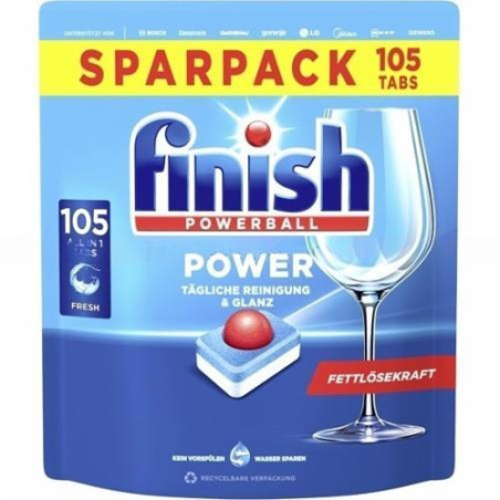 PACK 105 CÁPSULAS FINISH POWER ALL IN 1