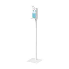 DISPENSADOR DE GEL DESINFECTANTE DURABLE DE SUELO