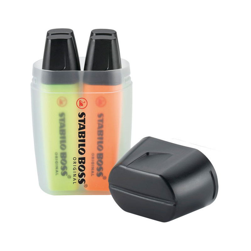 ESTUCHE 4 FLUORESCENTES STABILO BIG BOSS ORIGINAL ESTUCHE 4 FLUORESCENTES STABILO BIG BOSS ORIGINAL