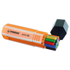 ESTUCHE BIG POINT BOX 20 ROTULADORES STABILO POINT 88