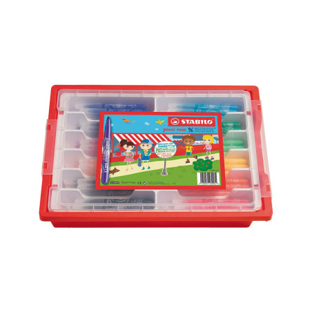 SCHOOLPACK 96 ROTULADORES STABILO POWER MAX