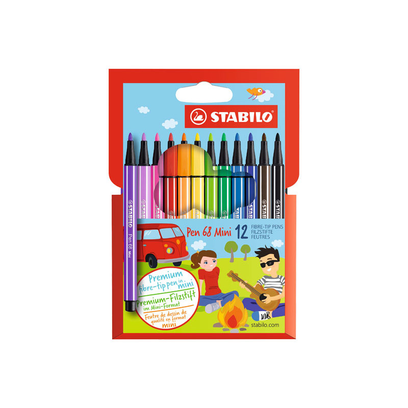 MINI ESTUCHE 12 ROTULADORES STABILO PEN 68 MINI ESTUCHE 12 ROTULADORES STABILO PEN 68