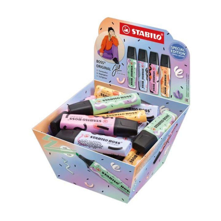 MARCADORES STABILO BOSS ORIGINAL PASTEL BY JU SCHNEE