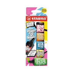 ESTUCHE 6 MARCADORES STABILO BOSS ORIGINAL MINI BY SNOOZE ONE