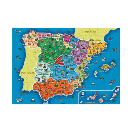 PUZZLE DISET "PROVINCIAS Y AUTONOMÍAS DE ESPAÑA"