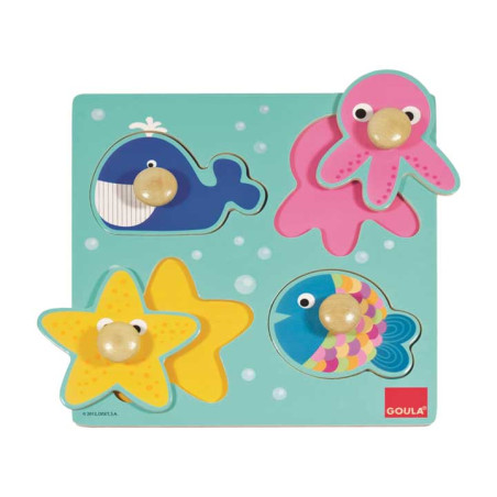 PUZZLE CON PIVOTES GRANDES GOULA "MAR"