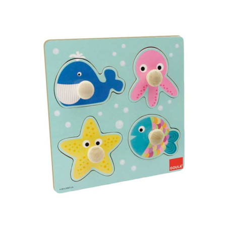 PUZZLE CON PIVOTES GRANDES GOULA "MAR"