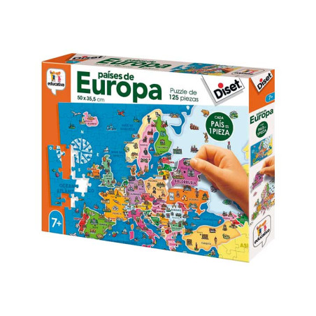 PUZZLE DISET "PAÍSES DE EUROPA"