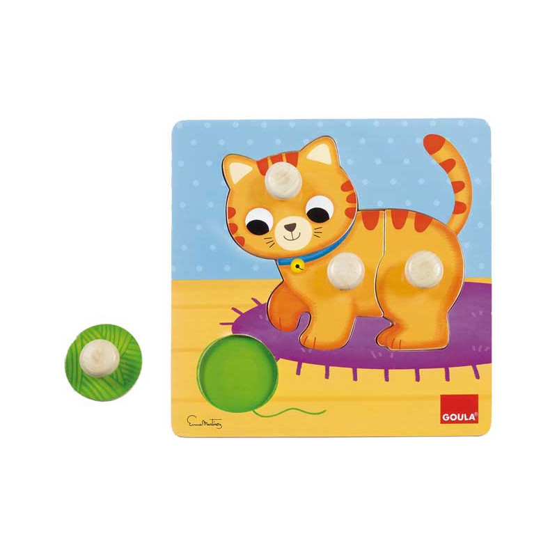 PUZZLE CON PIVOTES GRANDES GOULA "GATO" PUZZLE CON PIVOTES GRANDES GOULA "GATO"
