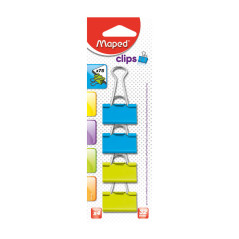 BLÍSTER 4 PINZAS MAPED DOBLE CLIP 32mm