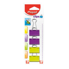 BLÍSTER 4 PINZAS MAPED DOBLE CLIP 32mm