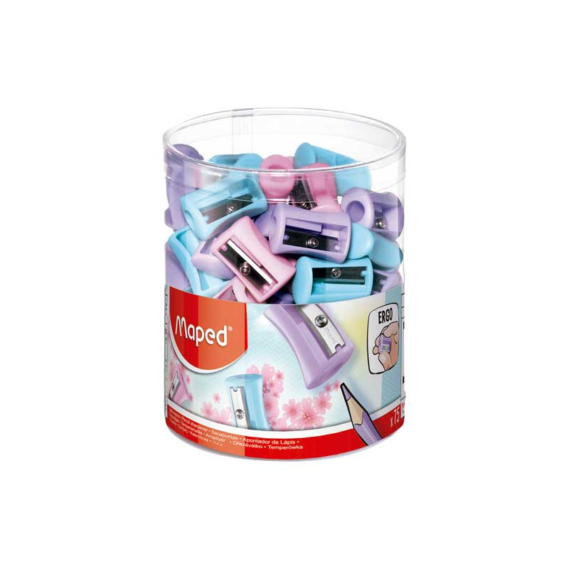 BOTE 75 SACAPUNTAS MAPED VIVO PASTEL BOTE 75 SACAPUNTAS MAPED VIVO PASTEL