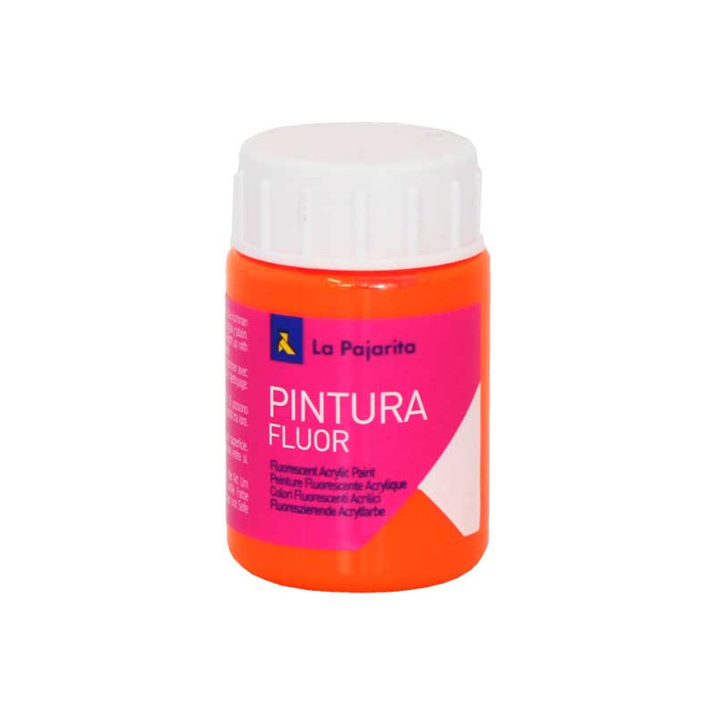 BOTE PINTURA LA PAJARITA FLUORESCENTE 35 ml NARANJA BOTE PINTURA LA PAJARITA FLUORESCENTE 35 ml NARANJA