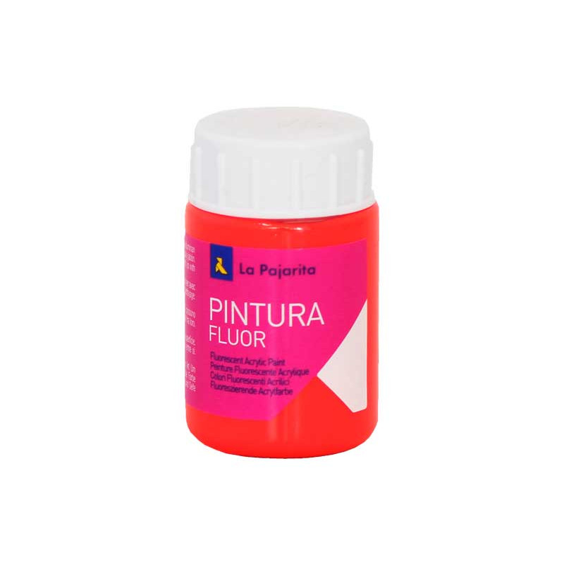 BOTE PINTURA LA PAJARITA FLUORESCENTE 35 ml ROJO BOTE PINTURA LA PAJARITA FLUORESCENTE 35 ml ROJO