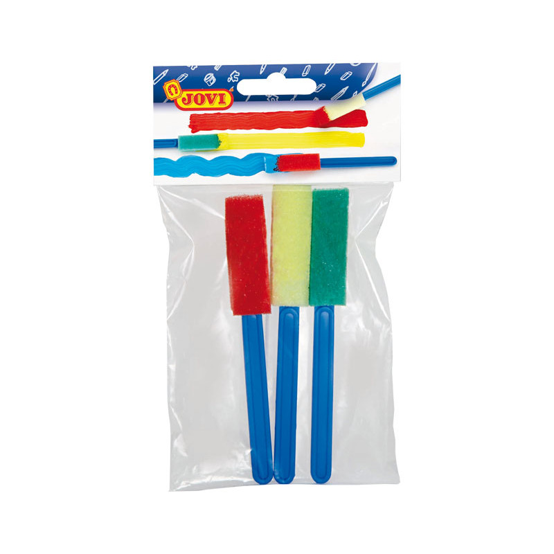 SET 3 PINCELES JOVI DE ESPUMA PEQUEÑOS SET 3 PINCELES JOVI DE ESPUMA PEQUEÑOS