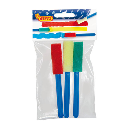 SET 3 PINCELES JOVI DE ESPUMA PEQUEÑOS