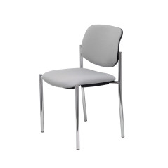 SILLA CONFIDENTE STYL SIN BRAZOS ESTRUCTURA CROMADA