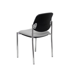 SILLA CONFIDENTE STYL SIN BRAZOS ESTRUCTURA CROMADA