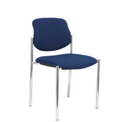 SILLA CONFIDENTE STYL SIN BRAZOS ESTRUCTURA CROMADA