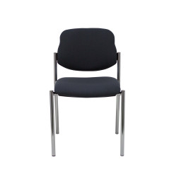 SILLA CONFIDENTE STYL SIN BRAZOS ESTRUCTURA CROMADA