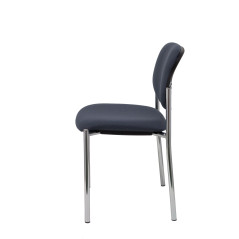SILLA CONFIDENTE STYL SIN BRAZOS ESTRUCTURA CROMADA