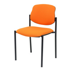 SILLA CONFIDENTE STYL SIN BRAZOS ESTRUCTURA NEGRA