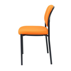 SILLA CONFIDENTE STYL SIN BRAZOS ESTRUCTURA NEGRA
