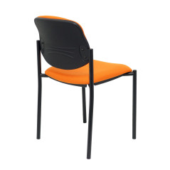 SILLA CONFIDENTE STYL SIN BRAZOS ESTRUCTURA NEGRA