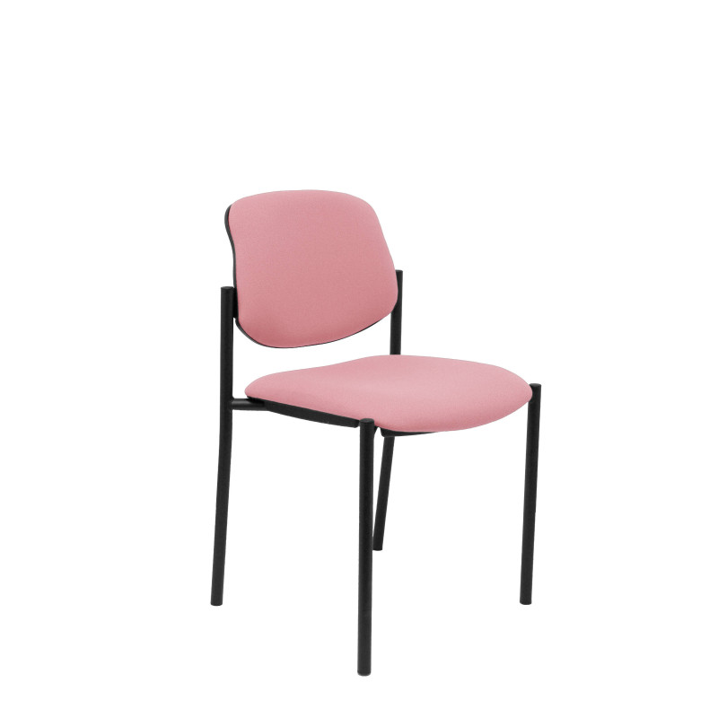 SILLA CONFIDENTE STYL SIN BRAZOS ESTRUCTURA NEGRA