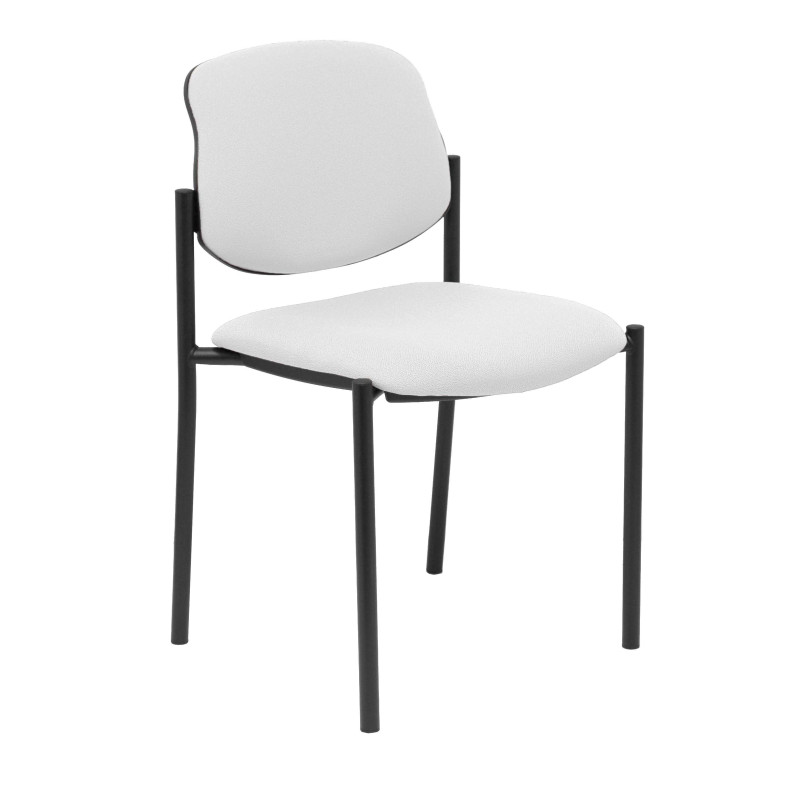 SILLA CONFIDENTE STYL SIN BRAZOS ESTRUCTURA NEGRA
