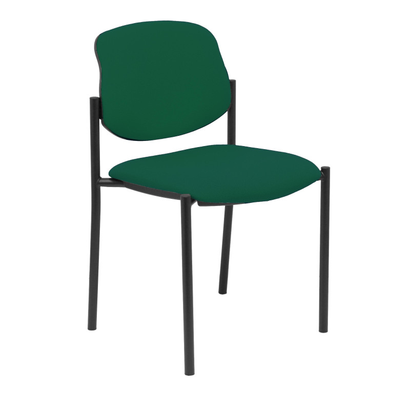 SILLA CONFIDENTE STYL SIN BRAZOS ESTRUCTURA NEGRA