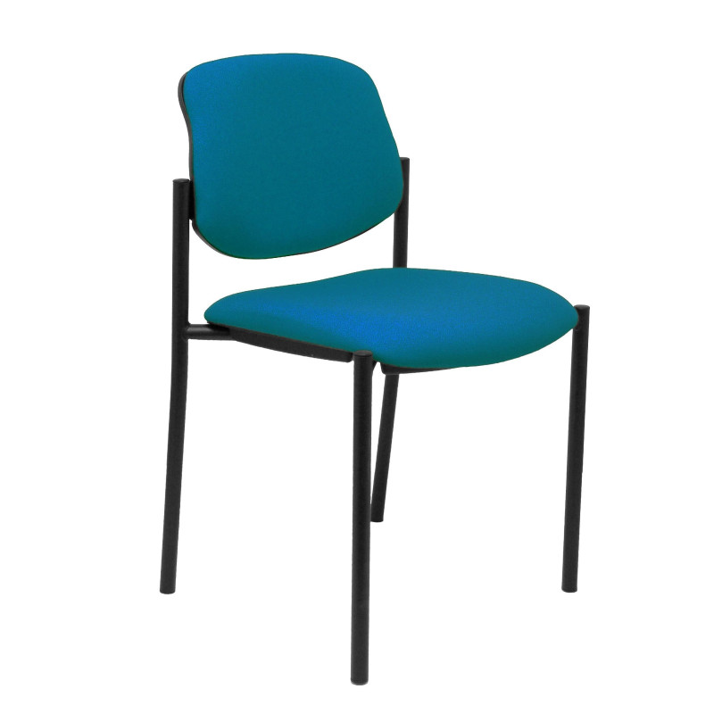 SILLA CONFIDENTE STYL SIN BRAZOS ESTRUCTURA NEGRA