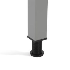 MESA ROCADA "EXECUTIVE" ESTRUCTURA GRIS