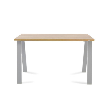 MESA ROCADA "BLANCA" ESTRUCTURA GRIS