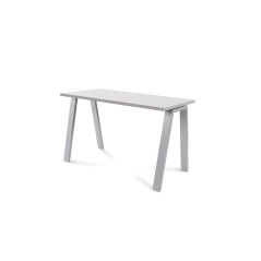 MESA ROCADA "BLANCA" ESTRUCTURA GRIS