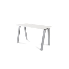 MESA ROCADA "BLANCA" ESTRUCTURA GRIS