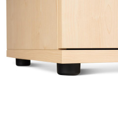 ARMARIO DE MADERA ROCADA CON PUERTAS BAJAS ESTRUCTURA ROBLE