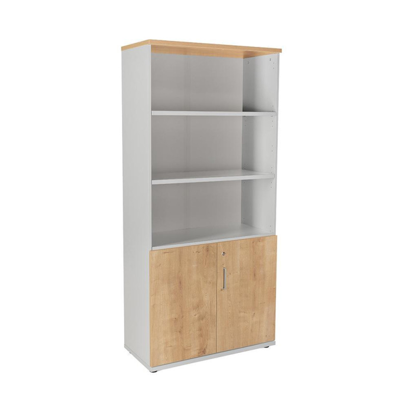 ARMARIO DE MADERA ROCADA CON PUERTAS BAJAS ESTRUCTURA GRIS ARMARIO DE MADERA ROCADA CON PUERTAS BAJAS ESTRUCTURA GRIS