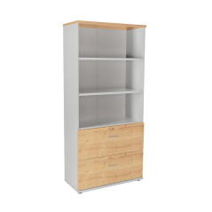 ARMARIO DE MADERA ROCADA CARPETERO ESTRUCTURA GRIS