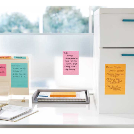 BLOC DE NOTAS POST-IT 100h 102x152mm LINEA HORIZONTAL