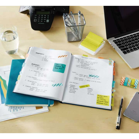 DISPENSADOR POST-IT PRO + BLOC Z-NOTES SUPER STICKY