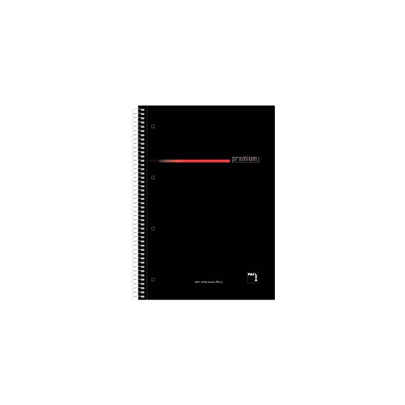 CUADERNO NEGRO PACSA PREMIUM 160h A4 MICROPERFORADO 5x5 CON GRECA CUADERNO NEGRO PACSA PREMIUM 160h A4 MICROPERFORADO 5x5 CON GRECA