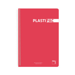 CUADERNO PACSA PLASTIPAC Fº LISO 80h