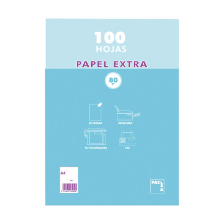 RESMILLERIA PACSA 100 h. A4 LISO 80 g.