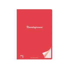 LIBRETA GRAPADA PACSA NOVENTAGRAMOS 48h A4 4x4 CON MARGEN