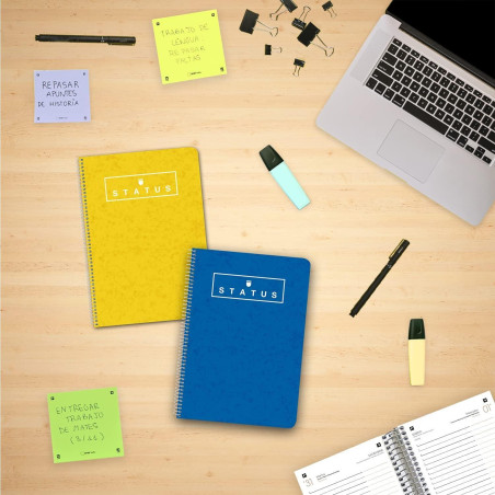 CUADERNO ENRI STATUS Fº 80h 4x4