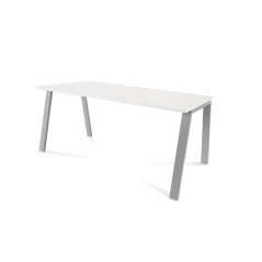 MESA ROCADA "BLANCA" ESTRUCTURA GRIS