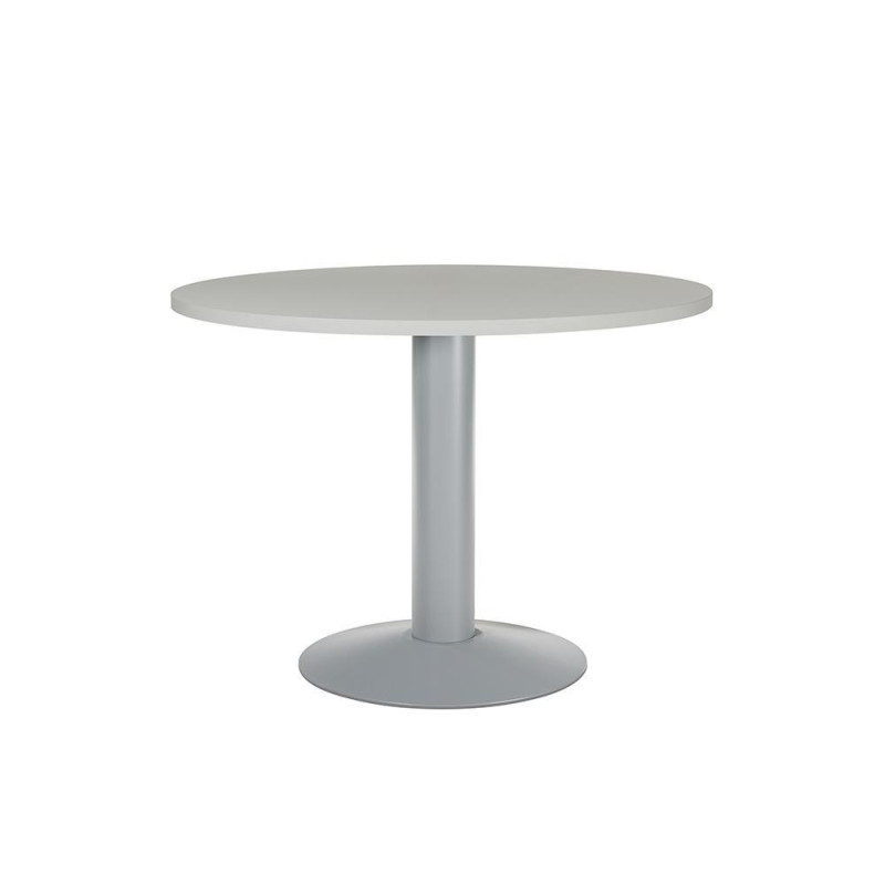 MESA DE REUNIÓN CIRCULAR ROCADA "MEETING" ESTRUCTURA GRIS