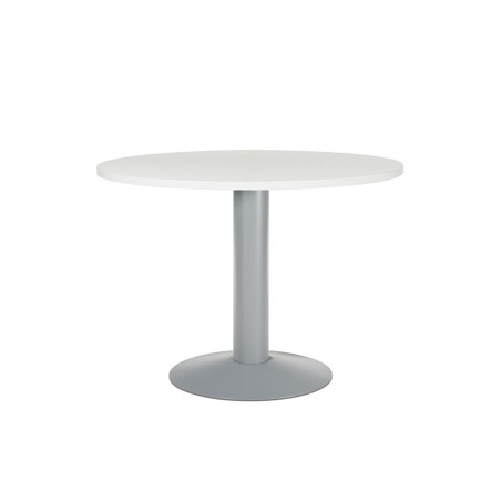 MESA DE REUNIÓN CIRCULAR ROCADA "MEETING" ESTRUCTURA GRIS