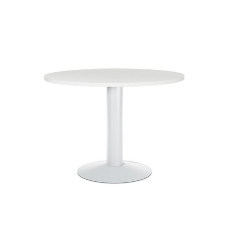 MESA DE REUNIÓN CIRCULAR ROCADA "MEETING" ESTRUCTURA BLANCA